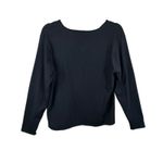 OBEE Black Floral Embroidered Silk Nylon Open Cardigan Sweater Size L Size L Photo 1