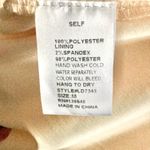 L'ATISTE L’ATISTE Champagne Sleeveless Beaded Floral Lace & Tulle Mini Dress Photo 6