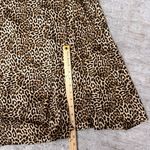 INC International Concepts Satin Leopard Maxi Shirt Dress 0 Petite Brown Photo 9