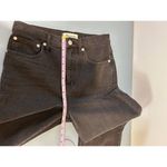 Madewell  black classic straight jeans size 26 Photo 5