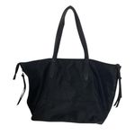 Botkier  New York Black Bond Tote Nylon Faux Leather Trim New Photo 2