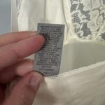 Vassarette Off-White Slip Dress Adjustable Straps Layering Lingerie Sheer Cream Size 36 Photo 8