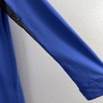 Tailored Sportsman 1/4 Zip Long Sleeve Top Womens Medium Blue Stretch Mesh * Photo 6