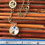 Trifari Vintage Crown  Single Crystal Necklace Photo 6