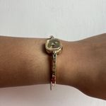 Gold Bradley 17 Jewel Wind Up Mickey Mouse Hands Watch Gold Photo 1