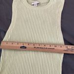 Topshop  Ribbed Knit Tank Green Photo 15