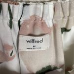 Aritzia Wilfred Hosta off shoulder mini dress in floral print oak / Prima size M Photo 9