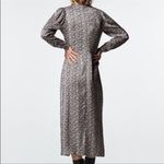 ZARA  Black And White Printed MIDI Dress XS Photo 1