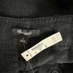 Madewell Pintucked Shorts in 100% Linen Jet Black High Rise Vacation US 0 NWT Photo 10