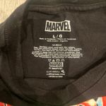 Marvel  Large Unisex Avengers Black T Shirt Hulk Iron Man Captain America Thor Photo 1