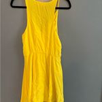 Amanda Uprichard Yellow Silk Mini Dress Photo 2
