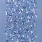 Reformation 4 Bailey Midi Length Dress Eve Cornflower Blue Floral Front Slit Photo 10
