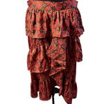 1. State  Skirt Women’s Cascade Ruffle midi skirt Photo 2