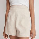 Madewell New Clean Pull-On Shorts in Linen-Cotton size XL Photo 1