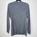 Eileen Fisher Large Bateau Neck Organic Cotton Wool Blend Gray Sweater Photo 7