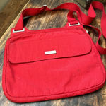Baggallini  Women's red Single Zip Crossbody Bag travel Purse Front Pocket nylon Photo 0