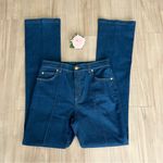 Escada Classic Blue Women's Jeans With Zipper Heart Detail Size 38 Photo 5