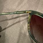Longchamp Women's Sunglasses Green Acetate Cat Eye Photo 8