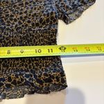 Urban Outfitters Animal Print Coquette Rouged Crop Top Short Sleeve SZ S-P Photo 10