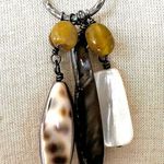 Silpada  sterling silver long necklace with genuine leather cord, and multi charm Photo 9