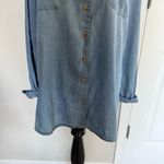 Caslon  Tencel Button Up Shirt Size Medium Photo 2