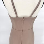 Birdy Grey  Ash Dress‎ Crepe Taupe Bridesmaids Dress Size Small Photo 9