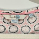 Boden short Sleeve Shirt Blouse with Keyhole lightweight cap sleeves size 10 Pink Photo 3