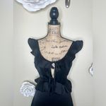 Hello Molly NTM:  Sold Out Online Black Ruffled Halifax Mini Dress in Sz Small Photo 2