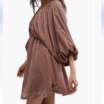 Free People Velvet Babydoll Womens Mini Dress Size Large $128 Photo 3