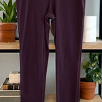 prAna  Mid-Rise Eggplant Plum Purple Ankle Stretch Legging, M Photo 0