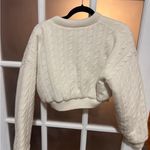 Alexander Wang 100% authentic  Cropped cable knit cardigan in white Photo 5