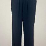 Aerie American Eagle Gauze Wide Leg Beach Pants w Side Slit Size XS Black Photo 1