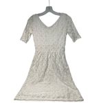 Banana Republic  Mad Men White Lace A-Line Dress‎ 00P Photo 1