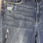 Judy Blue  Ripped Boyfriend Jeans in Dark Blue Photo 4