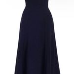 Zimmermann Crepe Strapless Dress in Navy NEW Photo 3