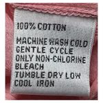 Talbots  Button Up Blouse Woman X Pink Textured Casual Work Classic Collared Photo 4