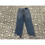 AMO Sophie High Rise Crop Jeans Runaway Destroy Wash Distressed 24 Blue Photo 9