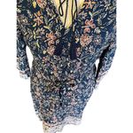 BeachLunchLounge  Multi-Color Blue Floral Boho/Casual Design Dress M-EUC Photo 5