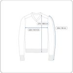 41 Hawthorn Kellie cream cable knit v neck sweater cashmere silk EUC Oatmeal Size L Photo 7