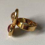 Gold Ring With Three Stones Photo 5