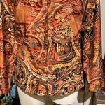 ST. John sport printed jacket size P. All over pattern, fall, maximalism Orange Photo 2