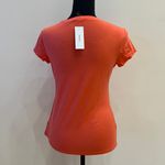 Bebe Orange Top w Crystal Logo Photo 2