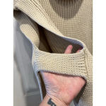 Fore Womens Beige Knit‎ Sleeveless Comfy Turtleneck Sweater Vest L Large NWT Photo 4