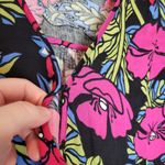 Anthropologie TINY FLORAL WRAP FRONT LONG SLEEVE BOHO TIE WAIST TOP LARGE Photo 3