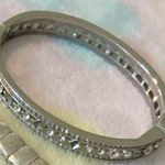 Carolee lux vintage designer hinged bracelet Photo 3