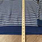 Old Navy Crewneck Striped Long Sleeve Top Fleece Lined Nautical ~ Women’s Size L Photo 12