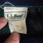 90s Vintage LL Bean Green Full Zip USA Made Pile Fleece Sherpa Jacket Size Small Photo 4
