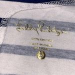 Lilly Pulitzer Women’s Waverly Bright Navy Serene Stripe Top size Small Photo 6