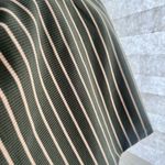 No Boundaries  Forest Green and Beige Striped Tank Photo 3