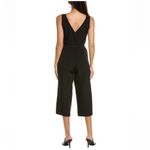 Sam Edelman Women's Wide Legs Black Crop Jumpsuit Sz 8 Photo 2
